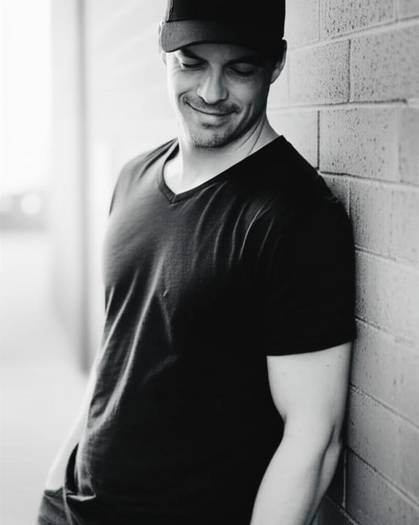 Steve Carstens leaning against a wall